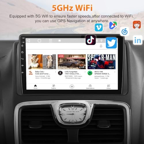 4+64G Car Radio Stereo for Dodge Grand Caravan 2008-2020 9″ Touch Screen