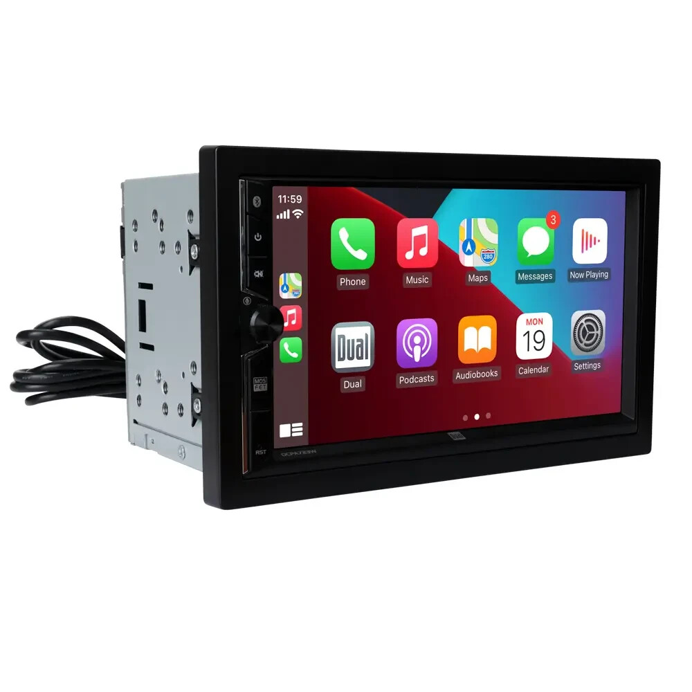 Dual 7″ Media Receiver with Wireless Android Auto & Apple CarPlay
