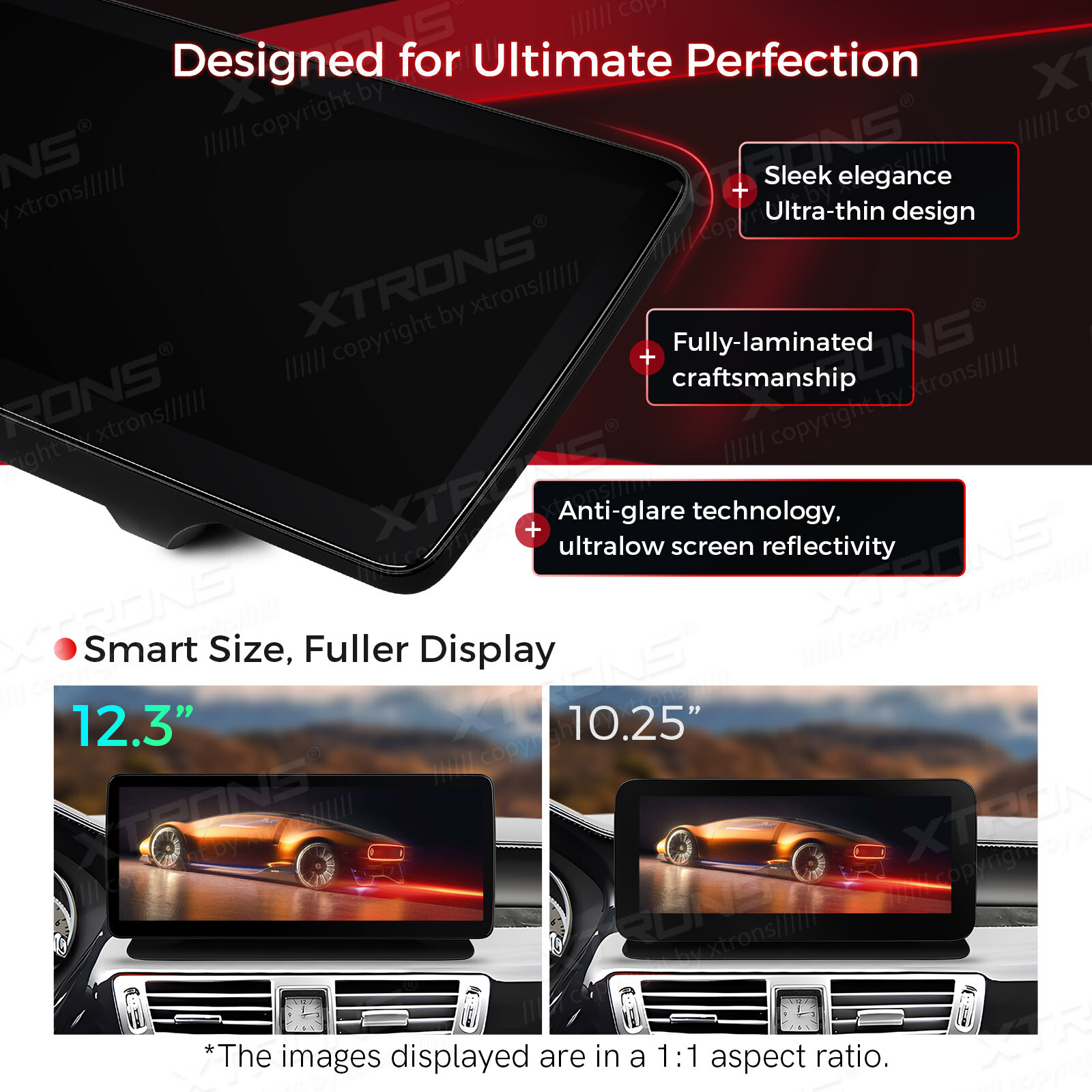 12.3″ Android 14 8-Core Car Play Stereo GPS 4G WiFi For Benz W218 C218 2014-2017