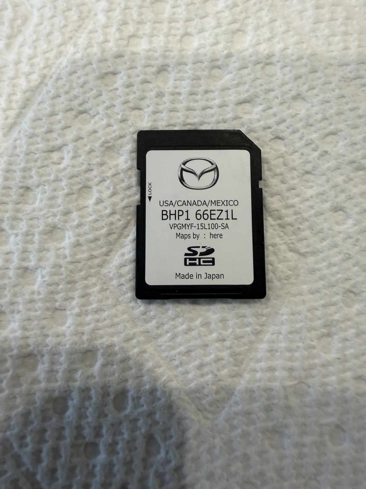 Genuine Navigation SD Card BHP1 66EZ1L 2016-2021 Mazda Models CX-3 CX-5 CX-9