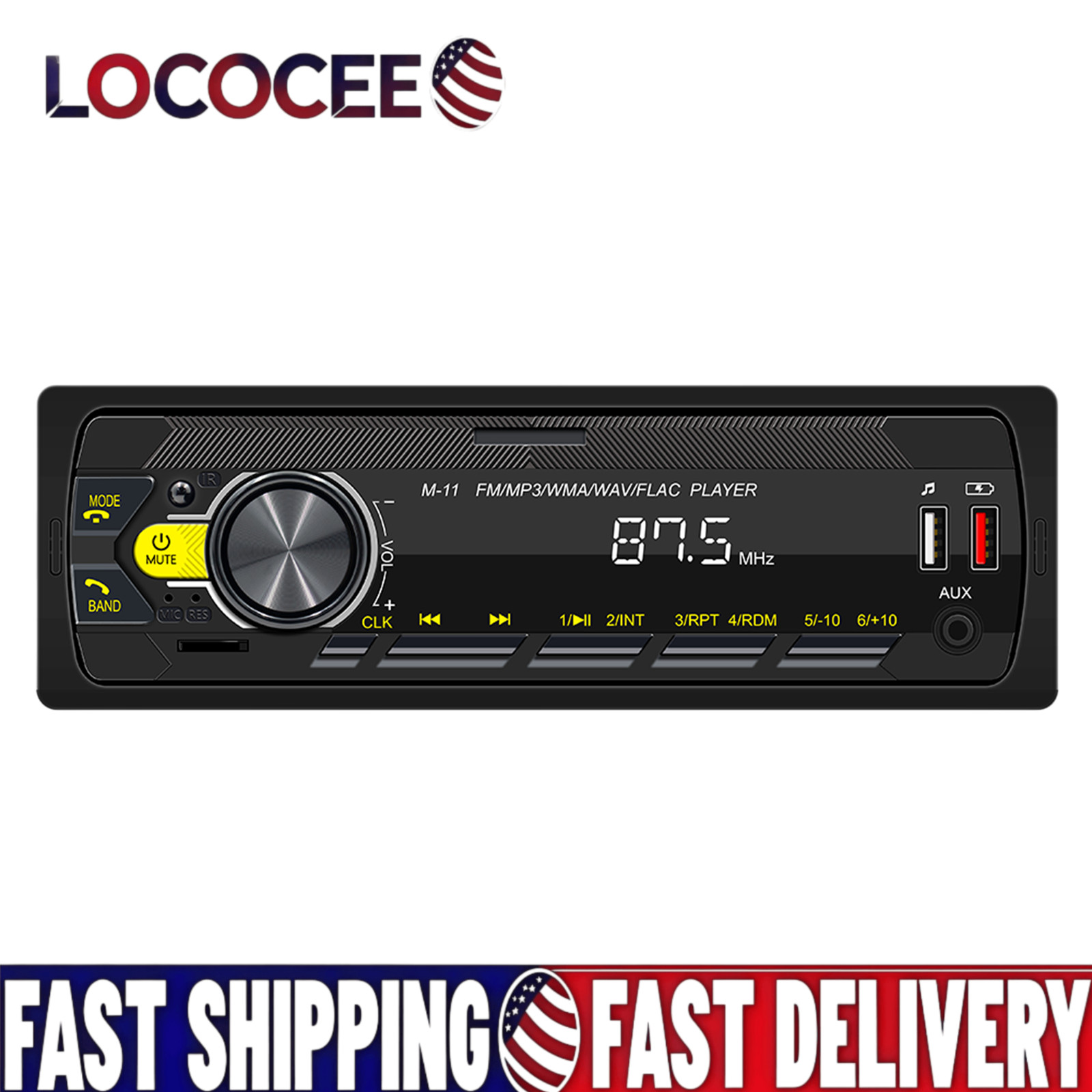 Audio Systems 616UAB Car Stereo, Bluetooth, MP3, USB, Aux In, AM/FM Radio