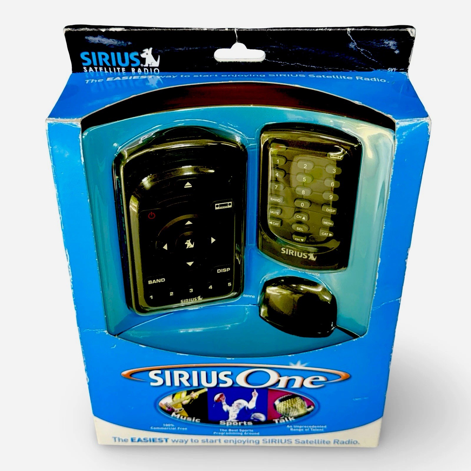 NEW Sirius One Satellite Radio System New Sealed 2005 Car Kit Receiver Remote