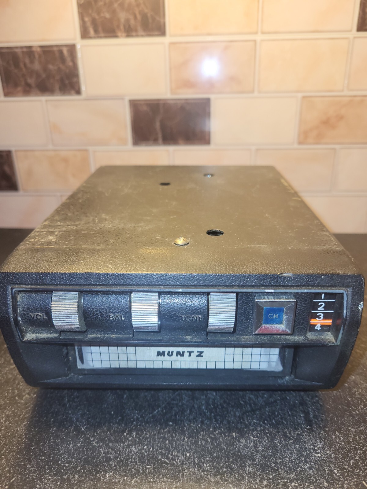 Vintage Muntz CAR STEREO, PULL OUT Standalone 8-TRACK PLAYER No Radio Untested