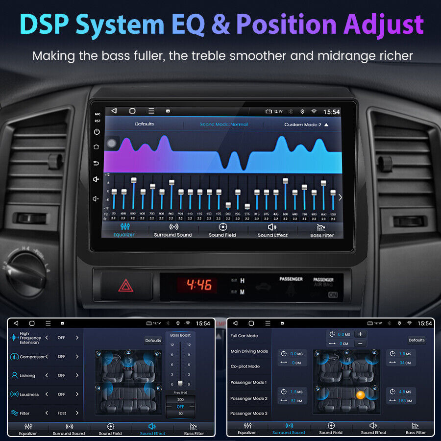 For Toyota Tacoma 2005-2013 Carplay Car Stereo Radio GPS Navi RDS MirrorLink SWC