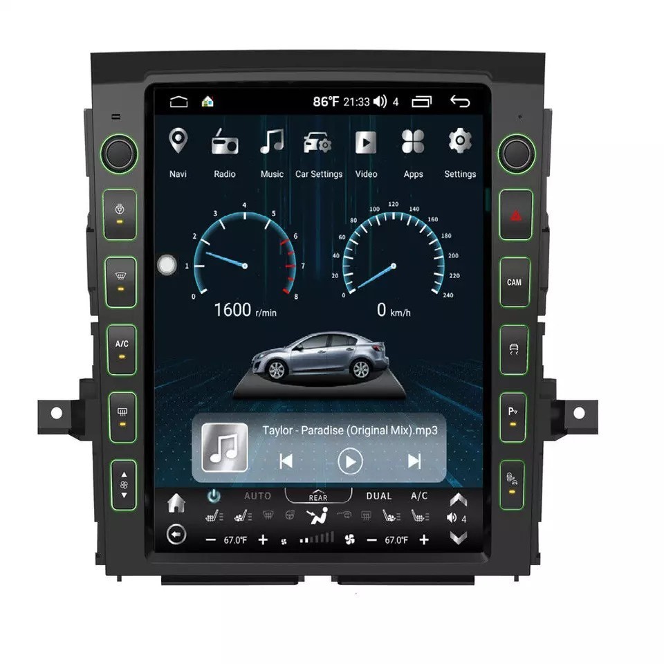 13” Car GPS Radio Navigation Stereo 8G+128G Carplay For Nissan Titan 2016-2019