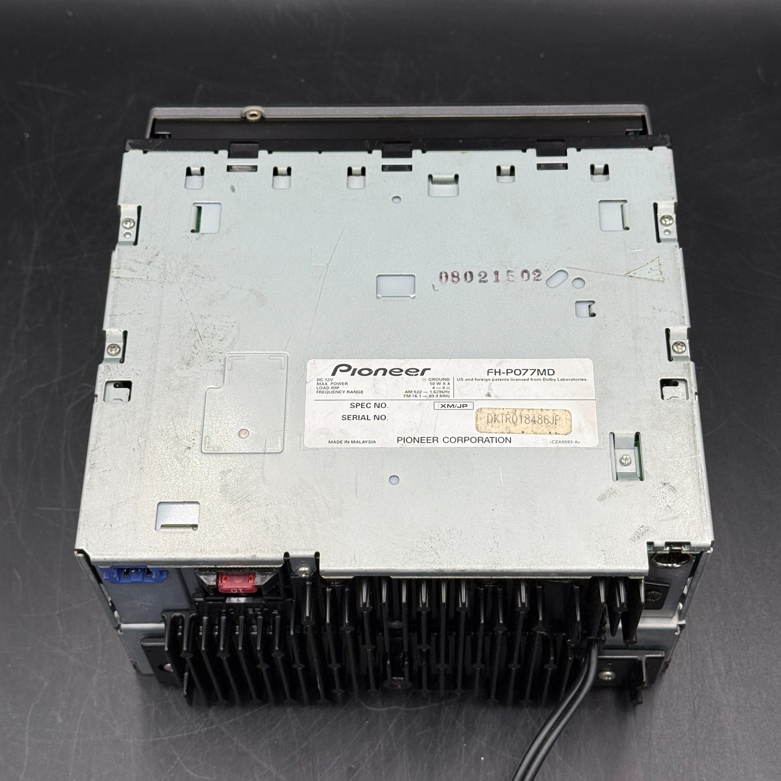 Pioneer Carrozzeria FH-P077MD 2DIN Car Audio CD MD Player Added BT JDM In Stock