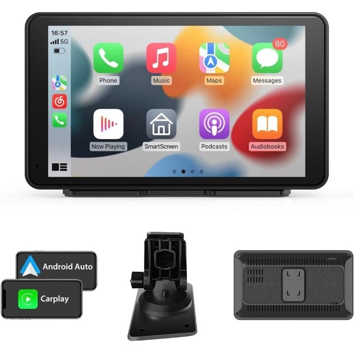 7″ Portable Wireless Apple/Android CAR Touchscreen System With GPS & Mirror Link