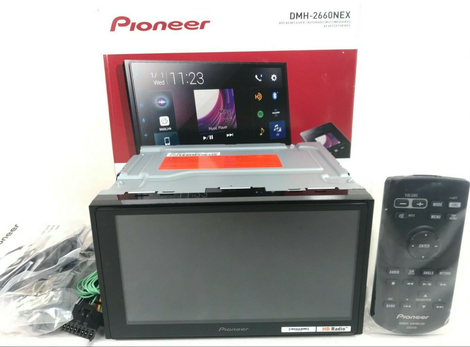 Pioneer DMH-2660NEX Bluetooth Apple CarPlay Android Auto Multimedia XM HD Radio