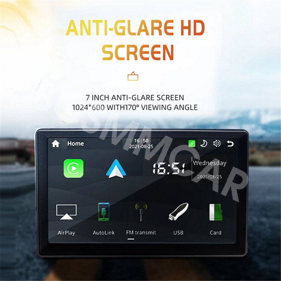 Radio Car Stereo Touch Screen MP5 Player Navigation BT AUX SD USB W/Free Camera