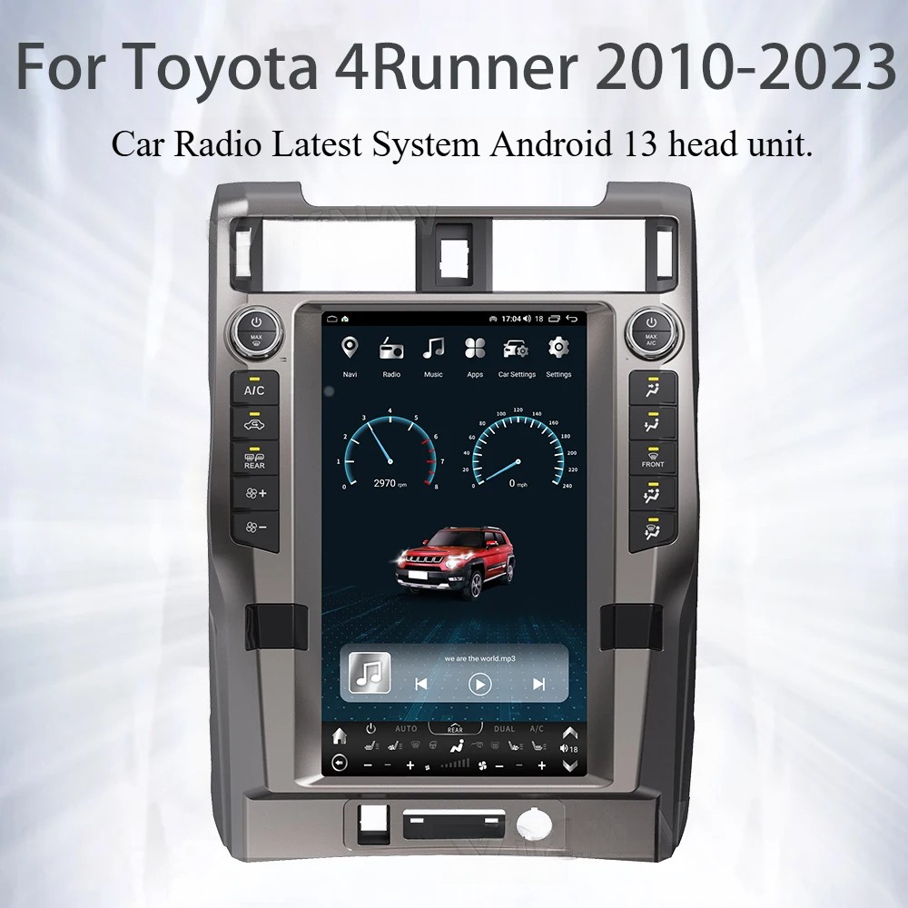 15.6″ 64G Android Car Radio Stereo GPS Navi Carplay For Toyota 4runner 2010-2023