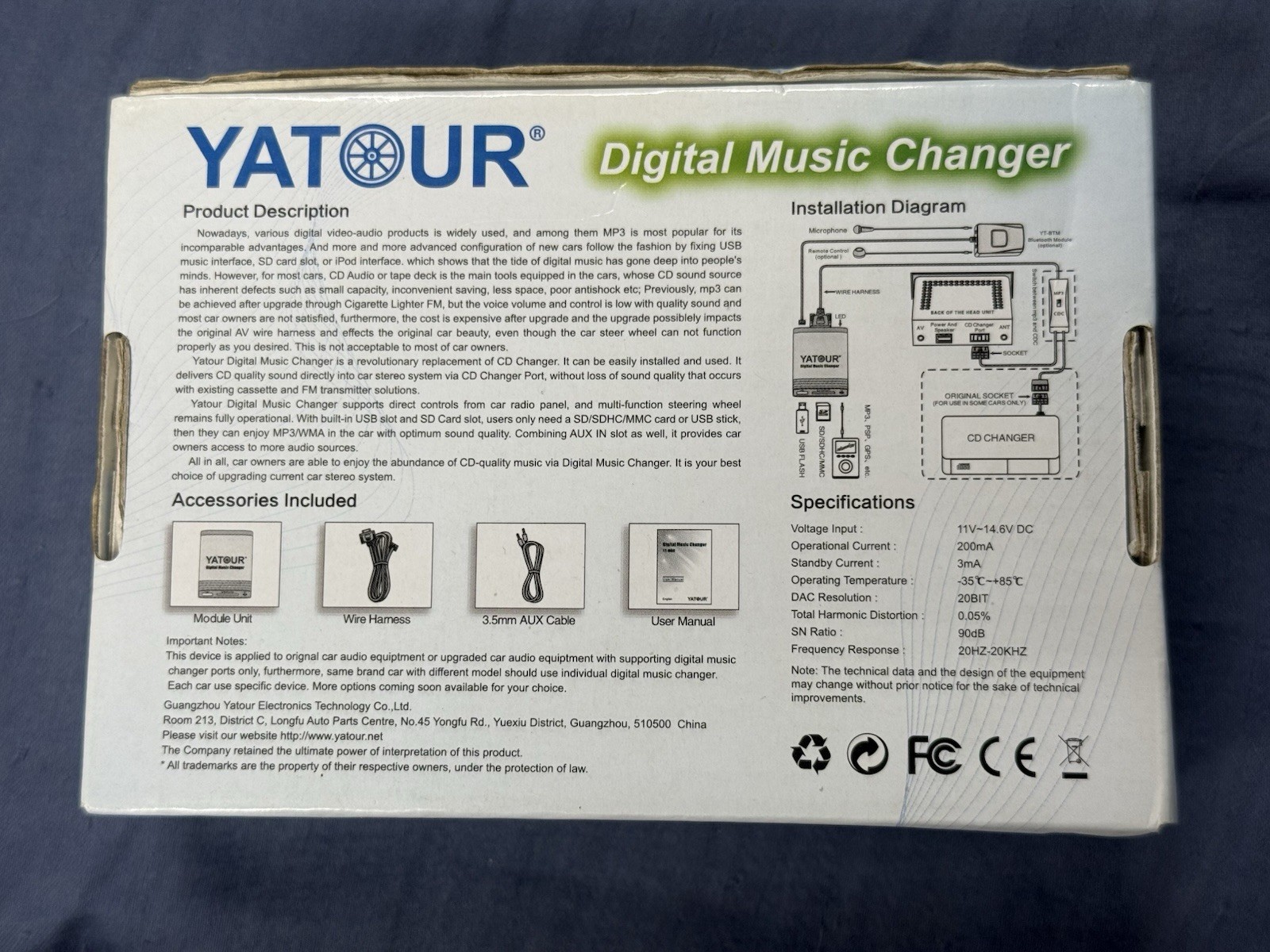 Yatour M06 Digital Music Changer For Alpine AI-NET IDA/TDA/CDA-78XX Series Radio