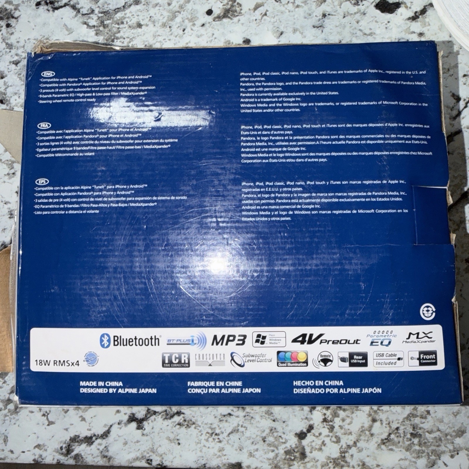 Alpine CDE-147BT CD Receiver Bluetooth Car Stereo Single-DIN
