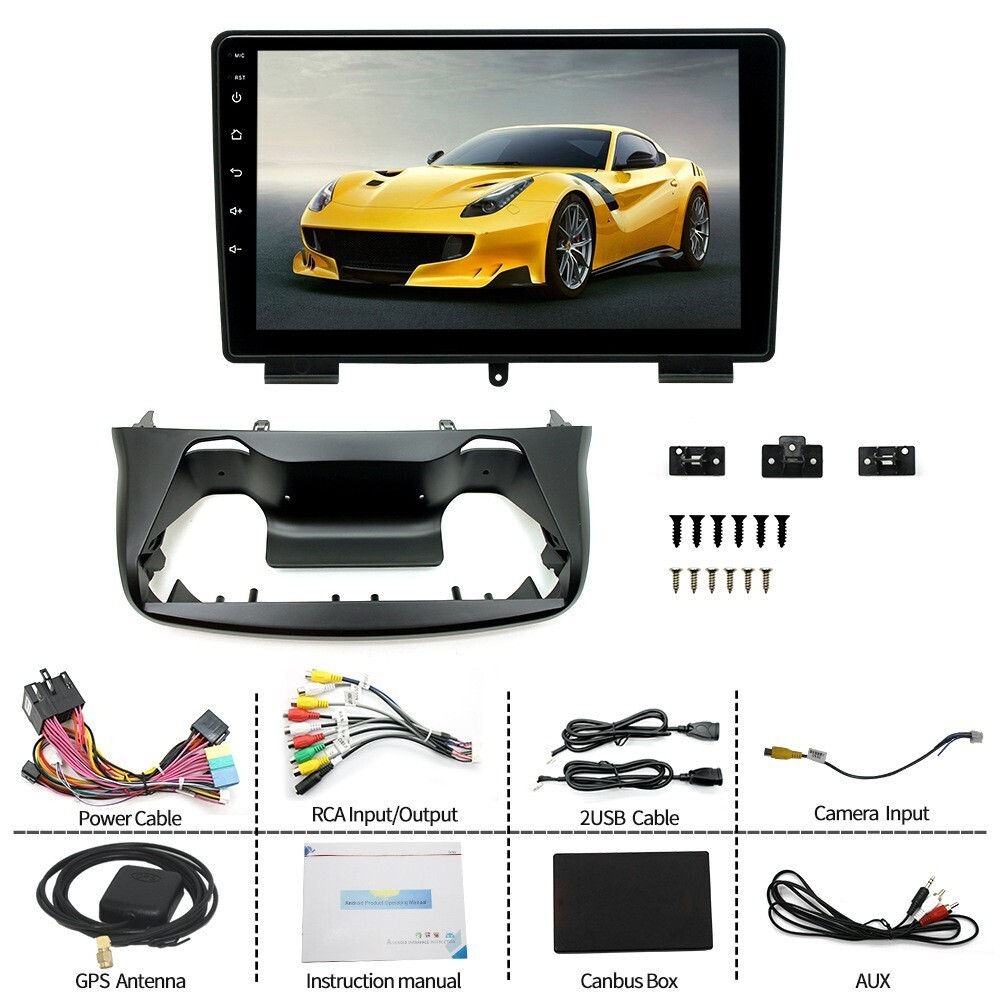9″ For 2009-12 Hyundai Genesis Coupe Carplay 2+32GB Radio Stereo GPS Nav Wifi FM