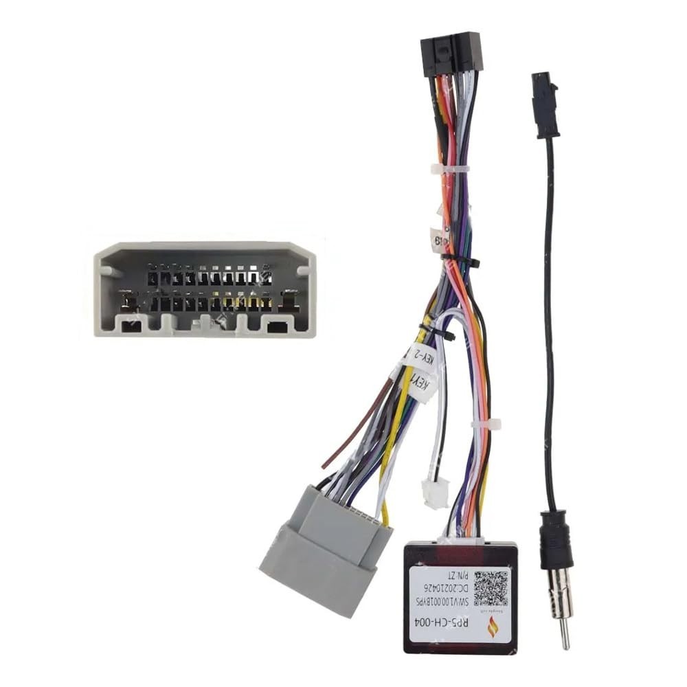 16pin Car Stereo Radio Power Retrofit Wiring Harness Adatper fits for Jeep