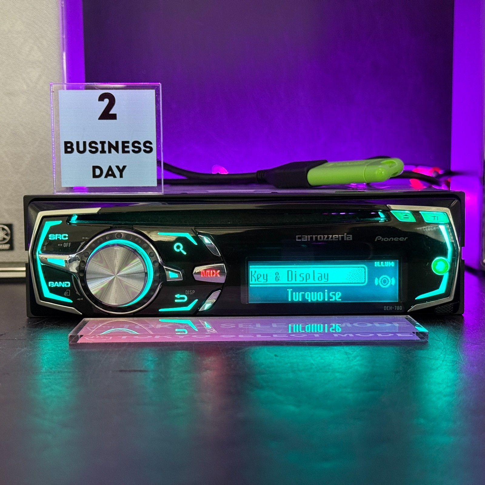 Pioneer Carrozzeria DEH-780 1Din Car Audio USB CD Player JDM Tested In Stock