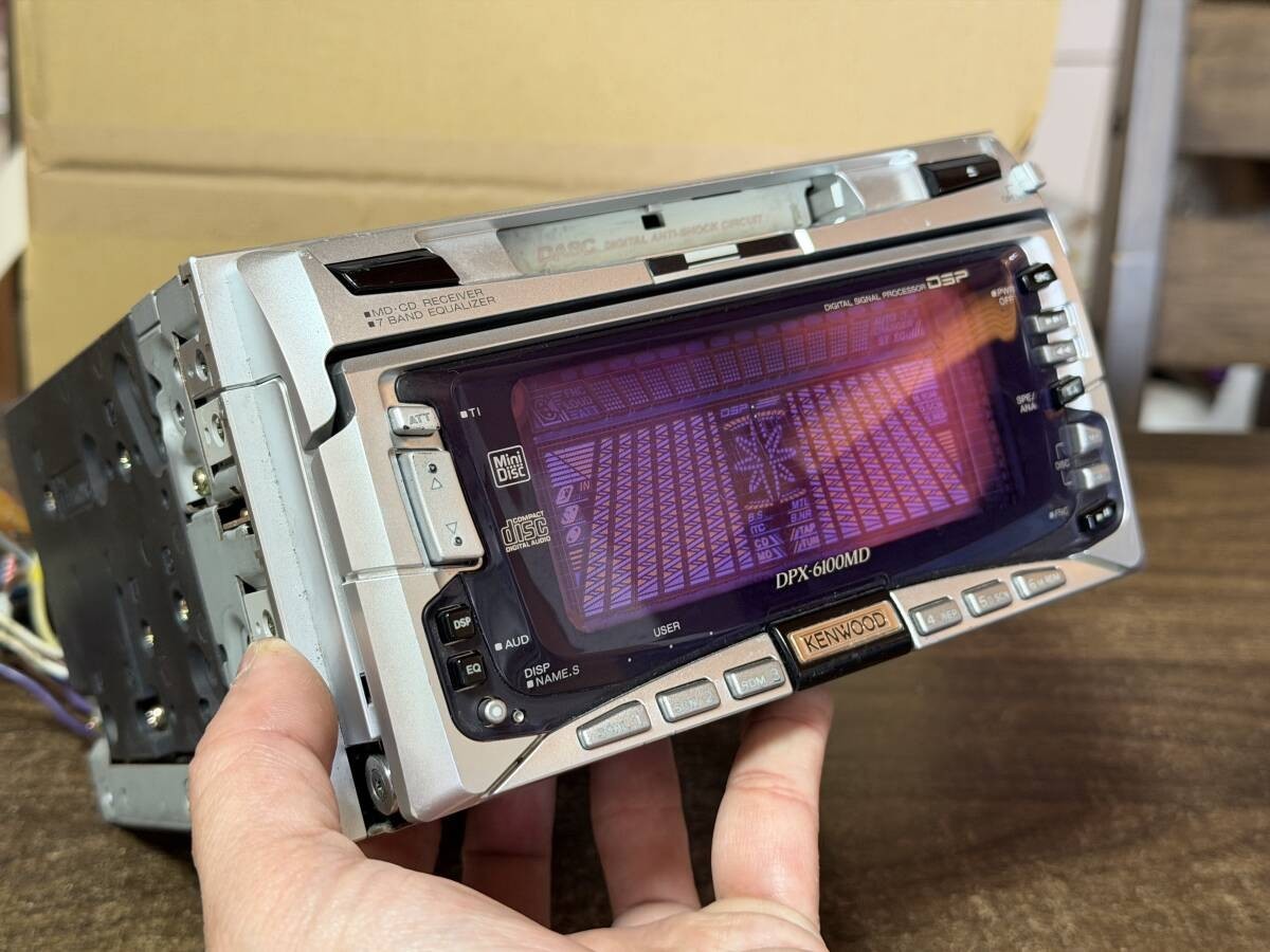 JDM Kenwood DPX-6100MD CD MD Player 2-DIN Car Audio Receiver Tested Japan OEM