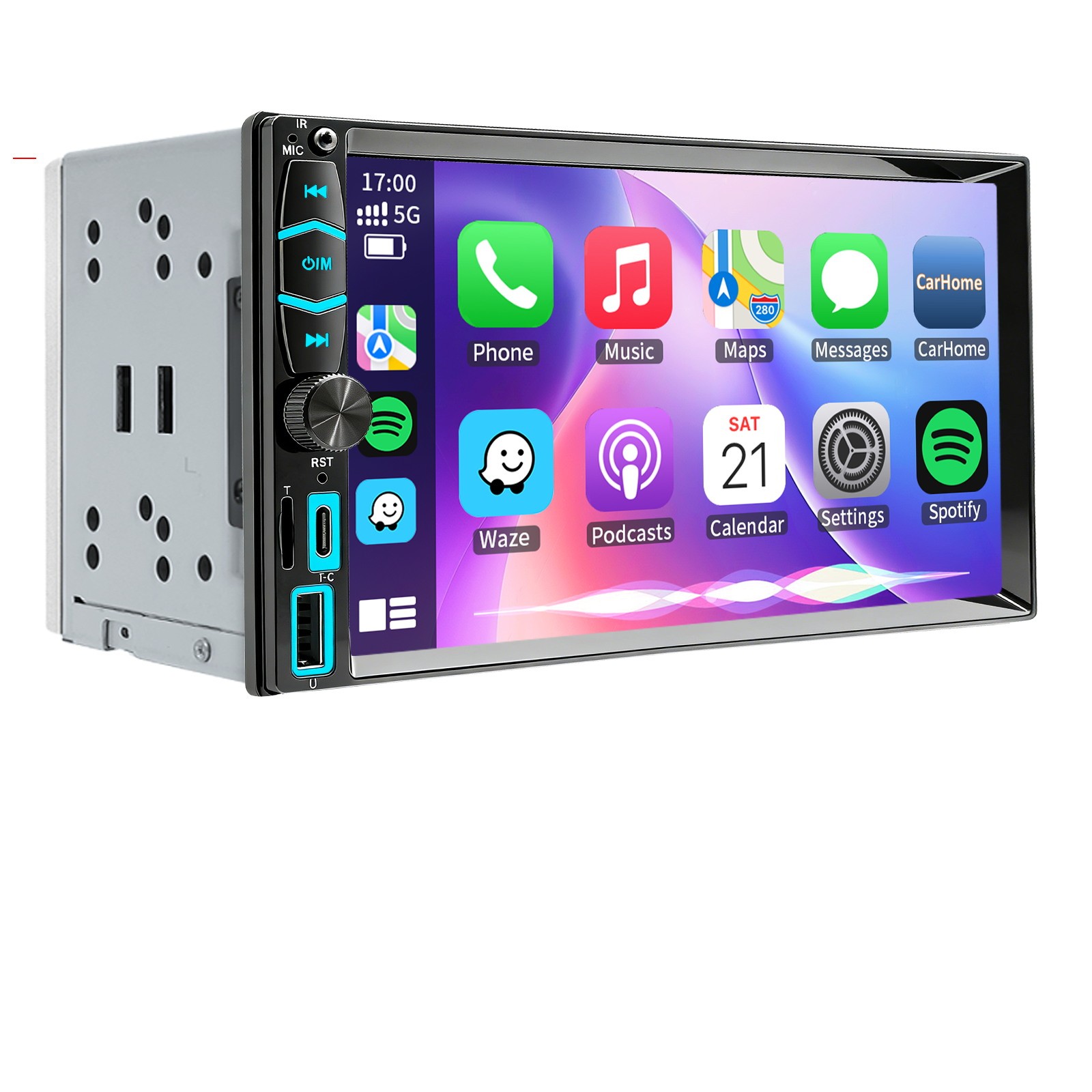 7″ Car Stereo Apple Carplay Radio Bluetooth Player For Toyota Tundra 2003-2006