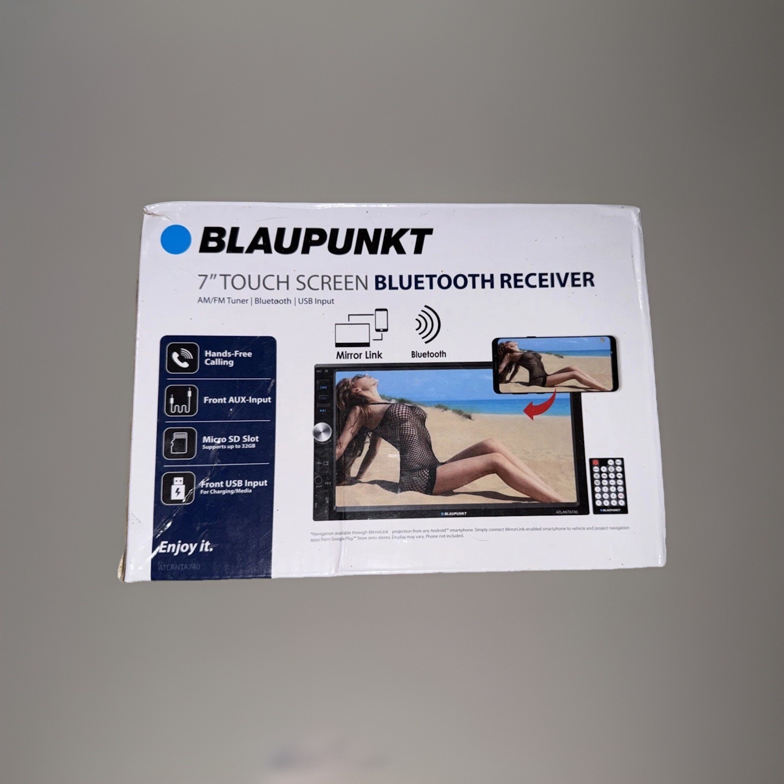 Blaupunkt ATLANTA 740 Digital 7″ Touch Screen LCD Receiver w/ Bluetooth