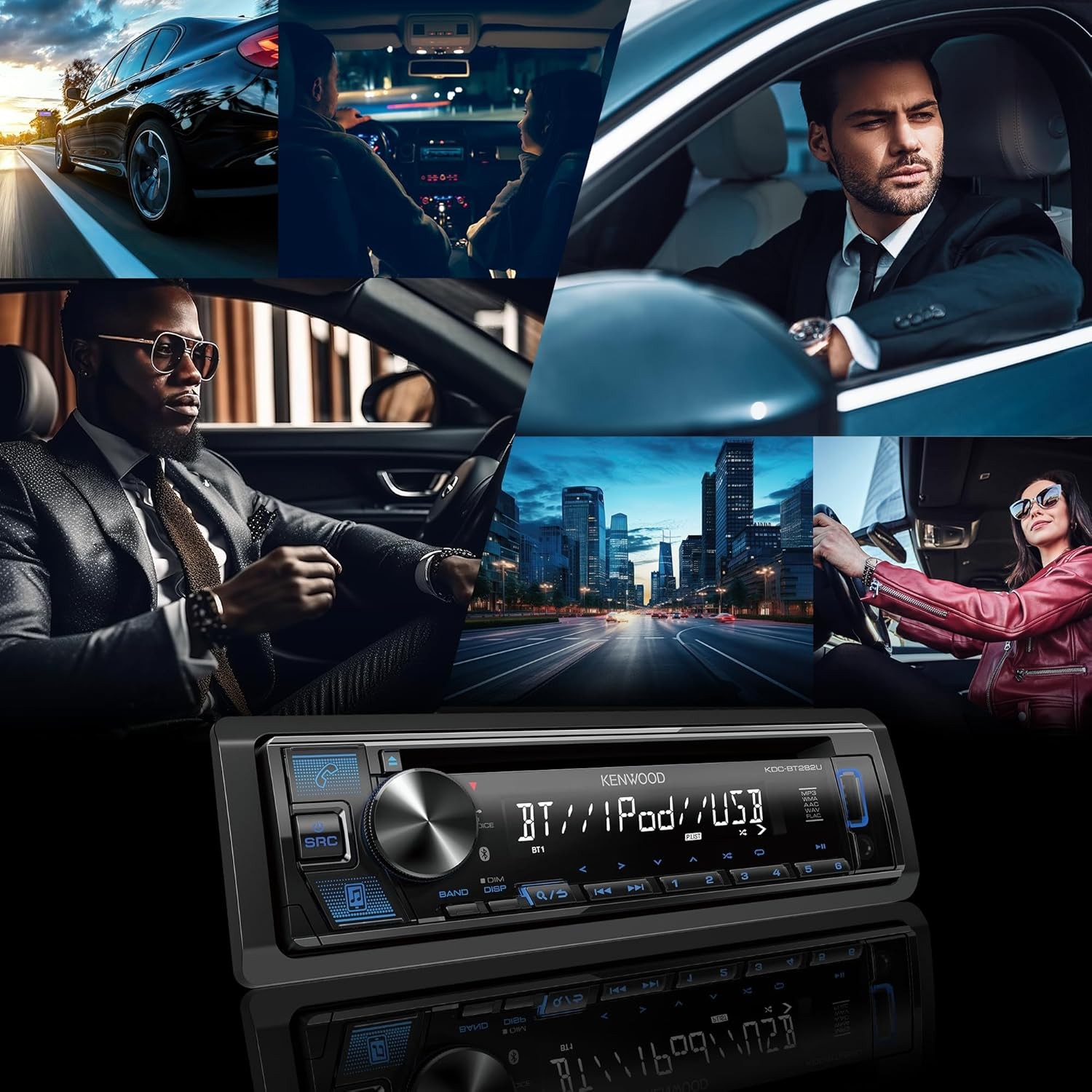 KENWOOD Single Din CD Stereo