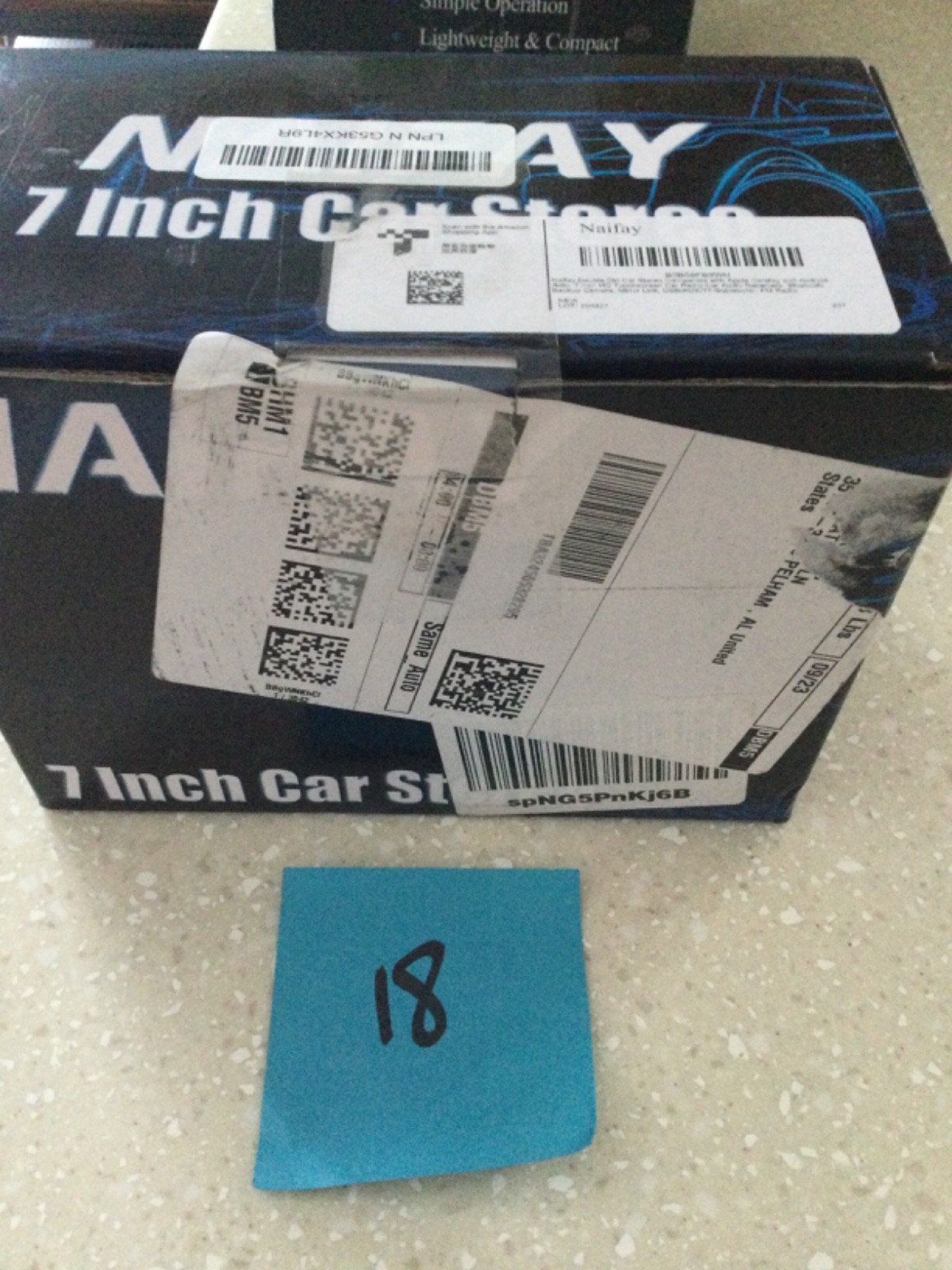 Naifay 7 Inch Car Stereo – Open Box
