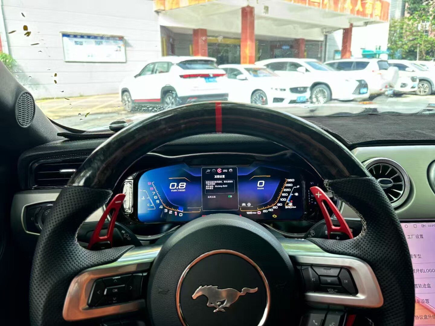 12.3″ LCD Digital Instrument Cluster for Ford Mustang 2015-2021 Dashboard Update