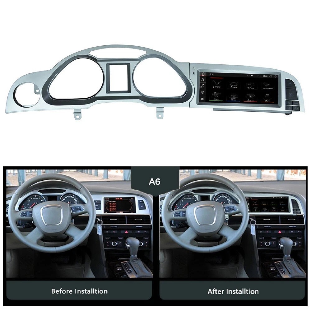 8.8″ Android Car Radio Stereo Apple CarPlay 128G For AUDI A6 S6 C6 RS6 2005-2011