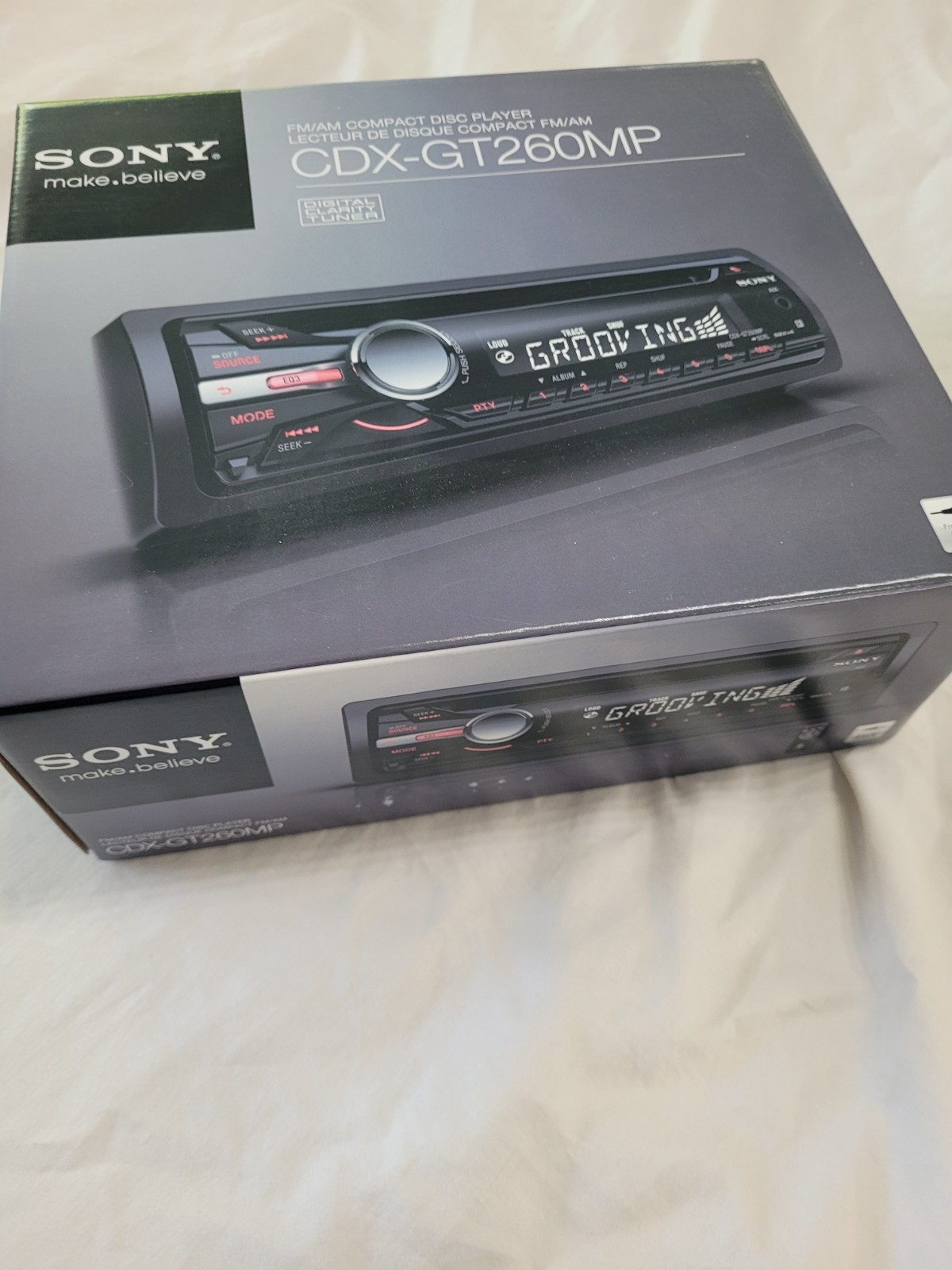 Vtg Sony CDX-GT260MP CD Player/MP3 In Dash Receiver W/clean Box NEW