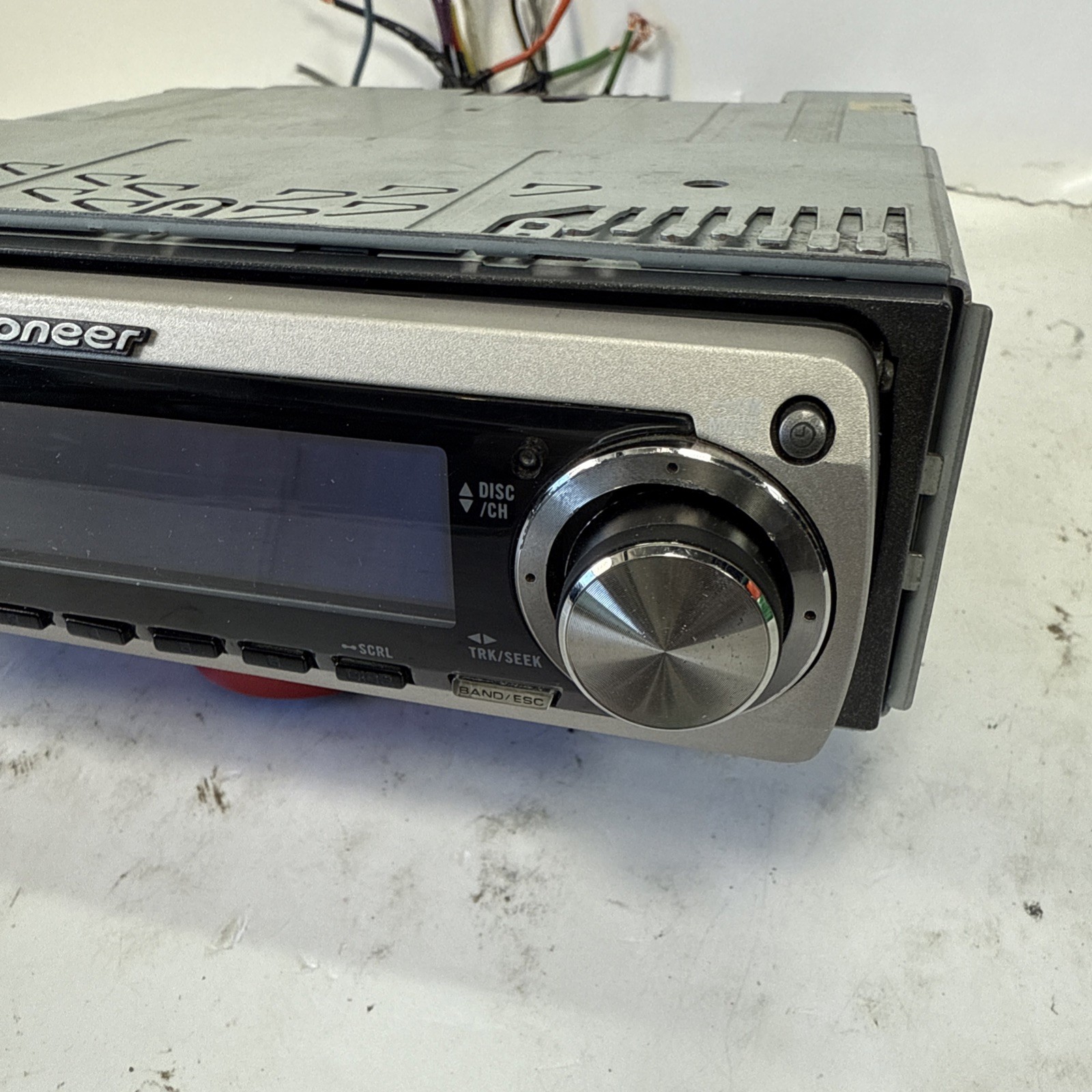 (FLAWS) Pioneer Premier DEH-P8600MP Old School Stereo OEL DOLPHIN GRAPHICS 🐬