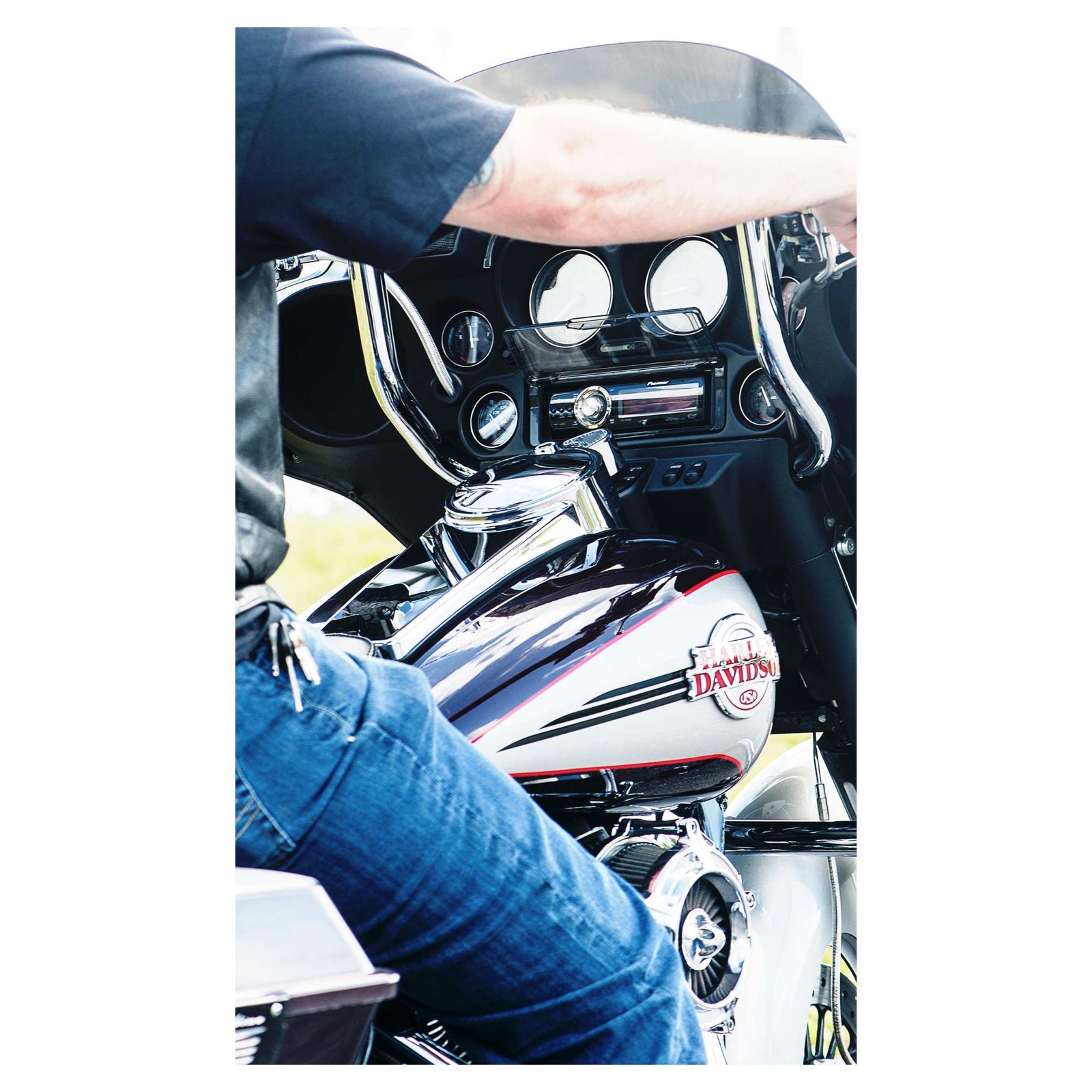 PAC HDK001X Radio Replacement Kit for Harley Davidson Motorcycles 1998-2013
