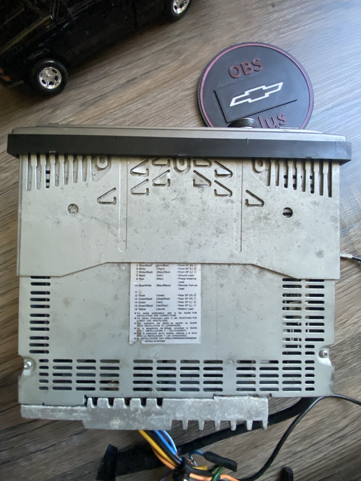 Alpine CDE-9843 CD Player In Dash Receiver