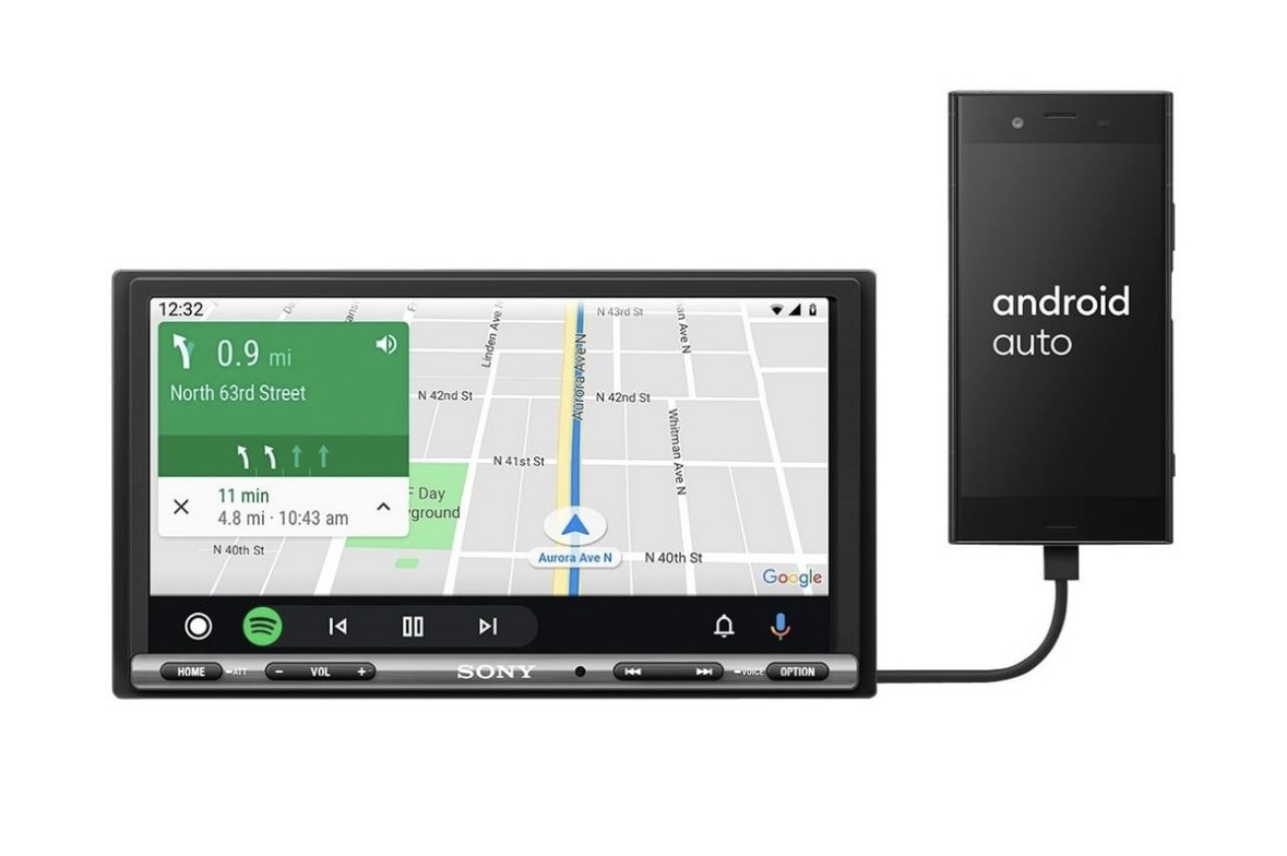 Sony XAV-AX150 Apple CarPlay Android Auto Bluetooth 6.95” Car Stereo