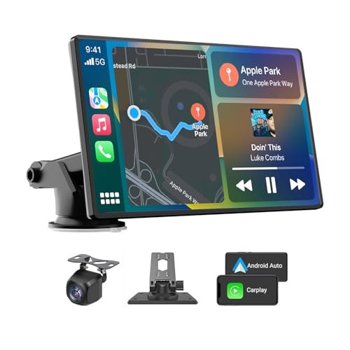 2026 Enhanced Carplay Screen for Car – 7″ HD Portable Carplay & Android Auto