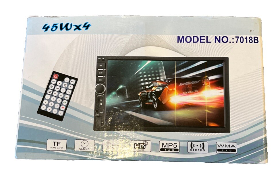 7″ Double 7018B 2DIN Car FM Stereo Radio MP5 Player Touch Screen BT WITH CAMERA