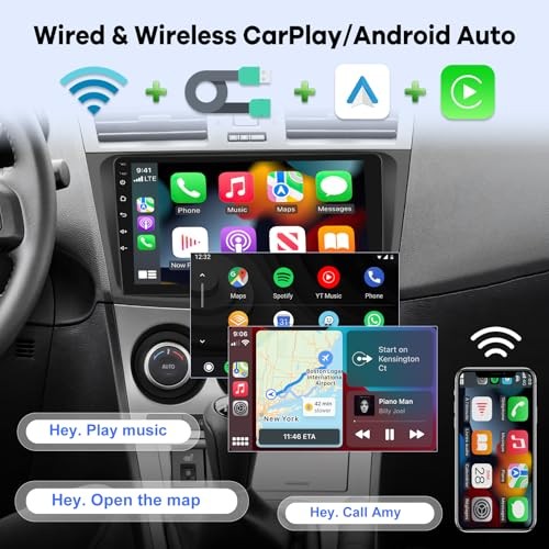 [2G+64G] Car Radio for Mazda 3 2009-2013, Android Mazda 3 Stereo with 9 inch