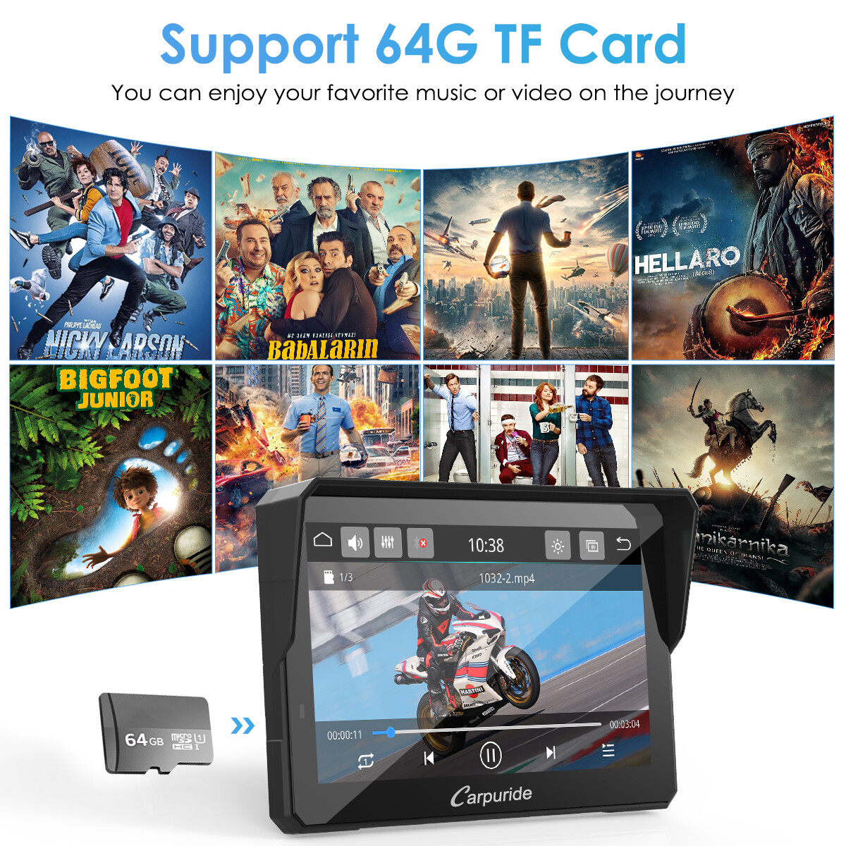 Carpuride W702Pro Wireless Carplay Android Auto Waterproof GPS with TPMS System