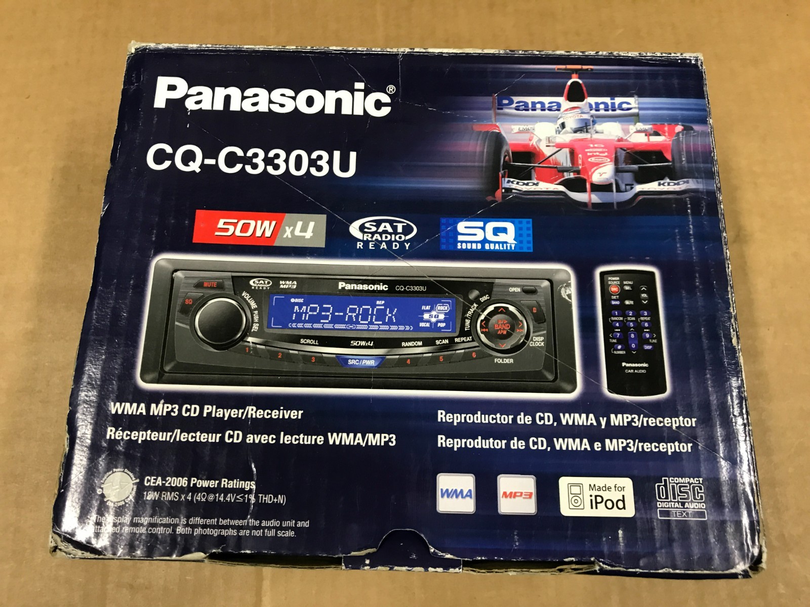 New-Open Box – Panasonic CQ-C3303U WMA MP3/CD Player/Receiver