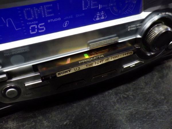 Pioneer Carrozzeria FH-P055MD 2DIN Car Audio CD MD Player Tested Working from JP