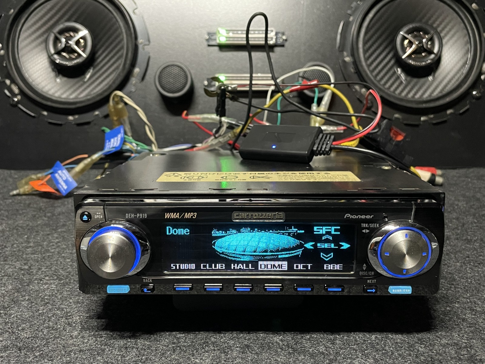 Pioneer Carrozzeria DEH-P919 CD Player SFC Concert Hall Added Bluetooth Remote