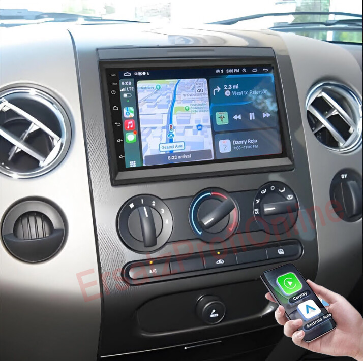 For Ford F-150 2004-2008 Android Auto Apple CarPlay Car Radio GPS Stereo +Camera