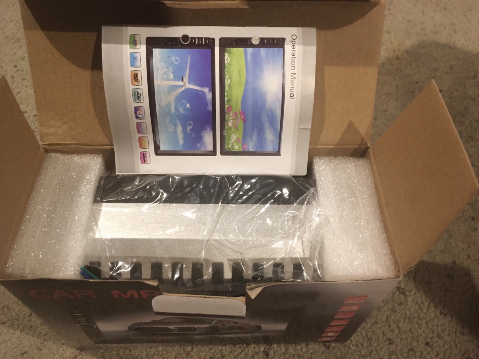 Car MP5 Player Touch Screen & Rear Camera. Bluetooth 7” MP3 AUX BT 1080p USB MP4