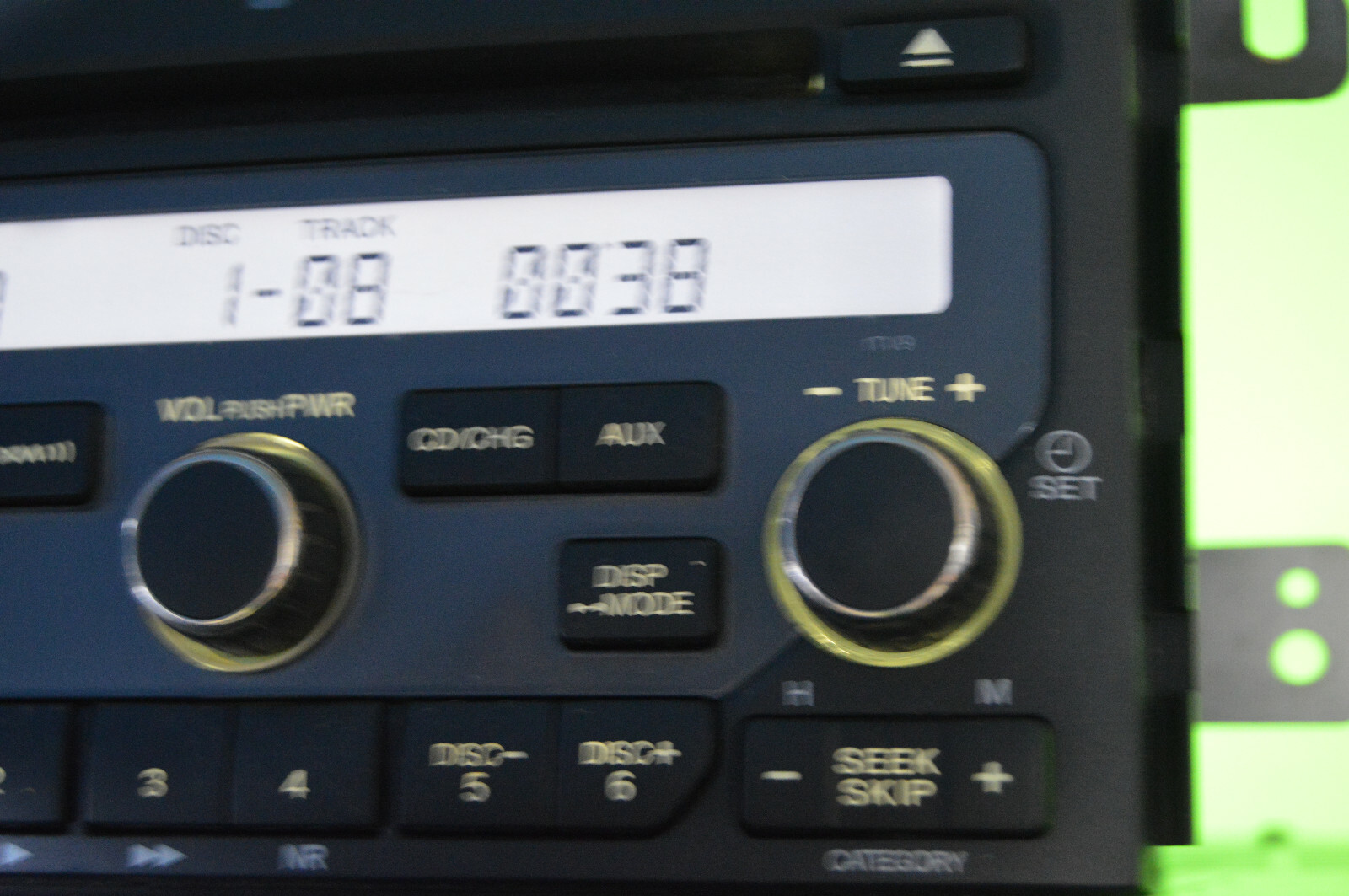 Honda Pilot 6 disc CD factory player 1BV4 radio XM 06 07 08 39100-S9V-A610 CODE
