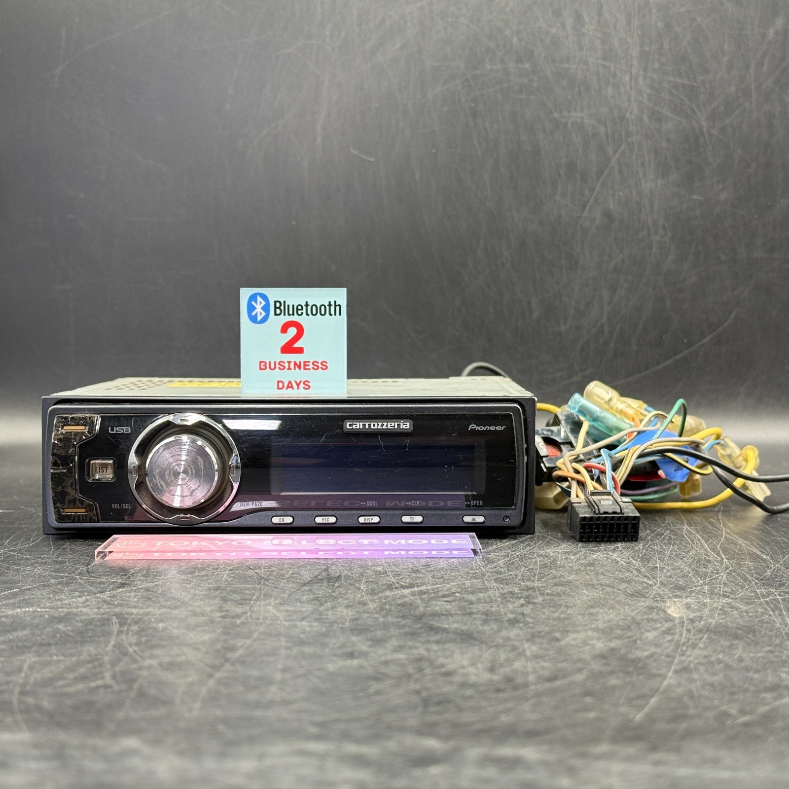 Pioneer Carrozzeria DEH-P620 1DIN Car Audio CD USB AUX Added Bluetooth In Stock