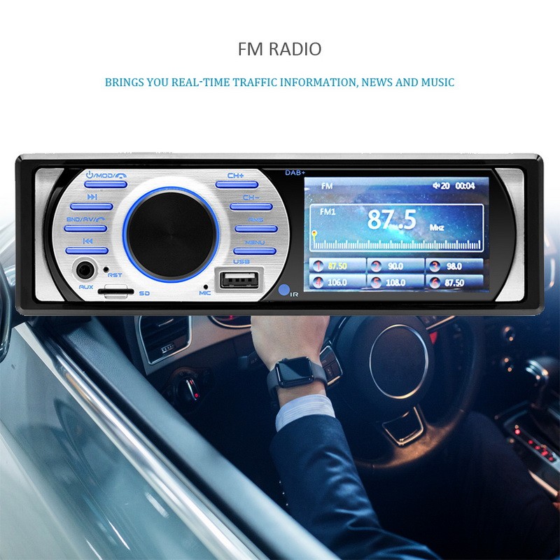 FM Universal TF AUX 4×45W DAB+ 1 Din USB MP5 3 In Bluetooth Car Stereo