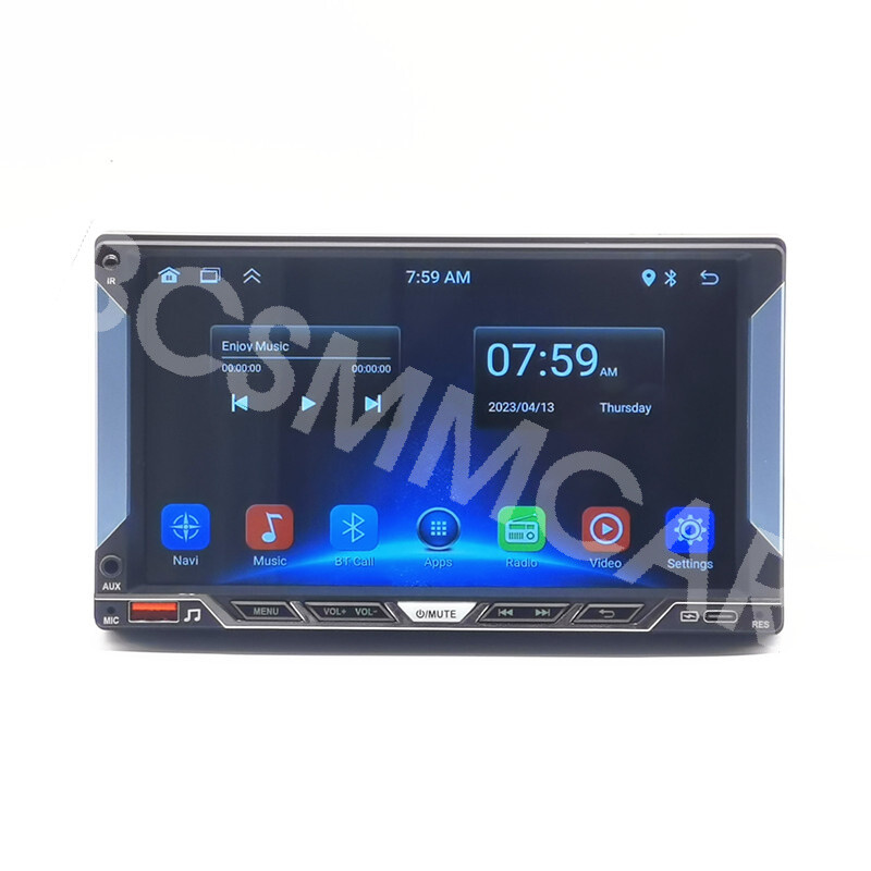 7 inch 2Din Car Multimedia MP5 Player GPS WiFi For CarPlay Android Auto FM AUX