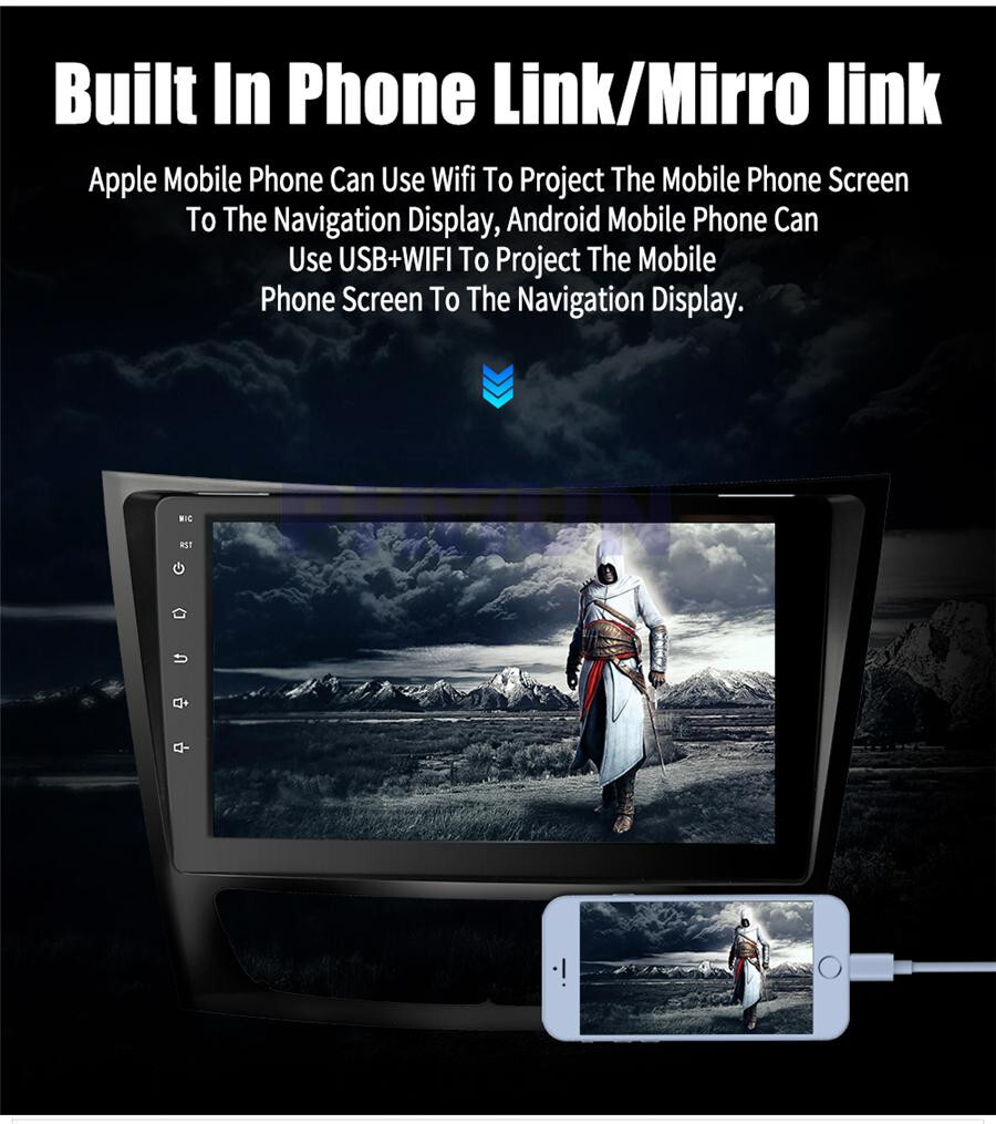 9in Car Stereo Radio Navi WiFi RDS Fit For Mercedes-Benz G-Class W463 2001-2008