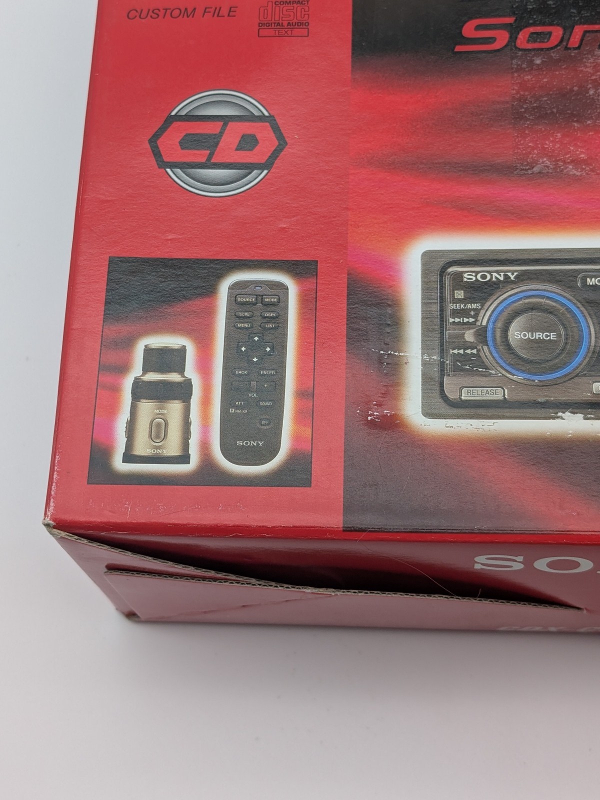 Sony CDX-C90 CD Tuner Car Audio Tested Working Old School SQ Copper No Remote