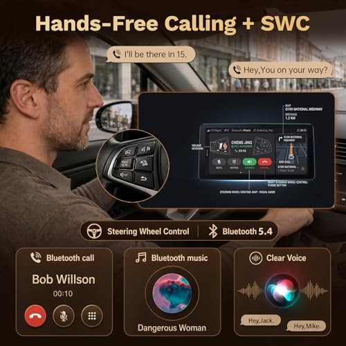 [4G+64G] Car Radio for Jeep JK Wrangler 2007-2017: 7″ 7 Inch 4GB RAM+64GB ROM