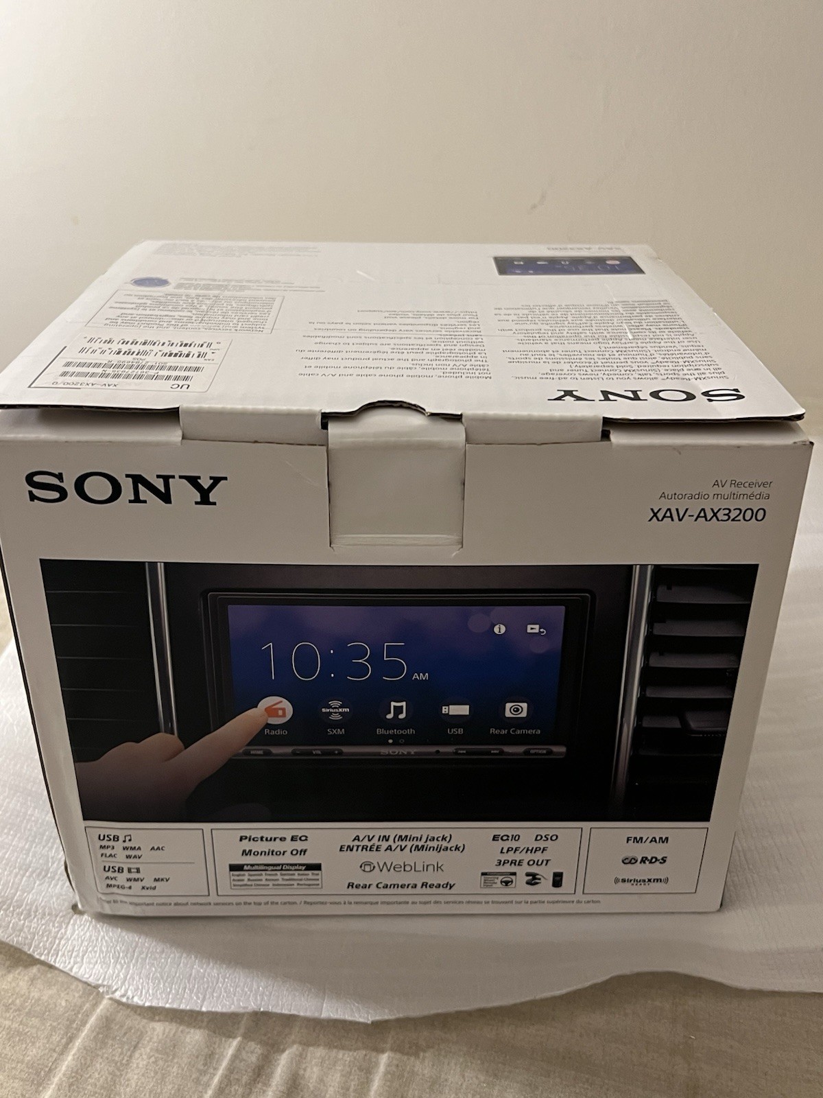 Sony XAV-AX3200 AV Multi Media Receiver FOR PARTS OR REPAIR Untested