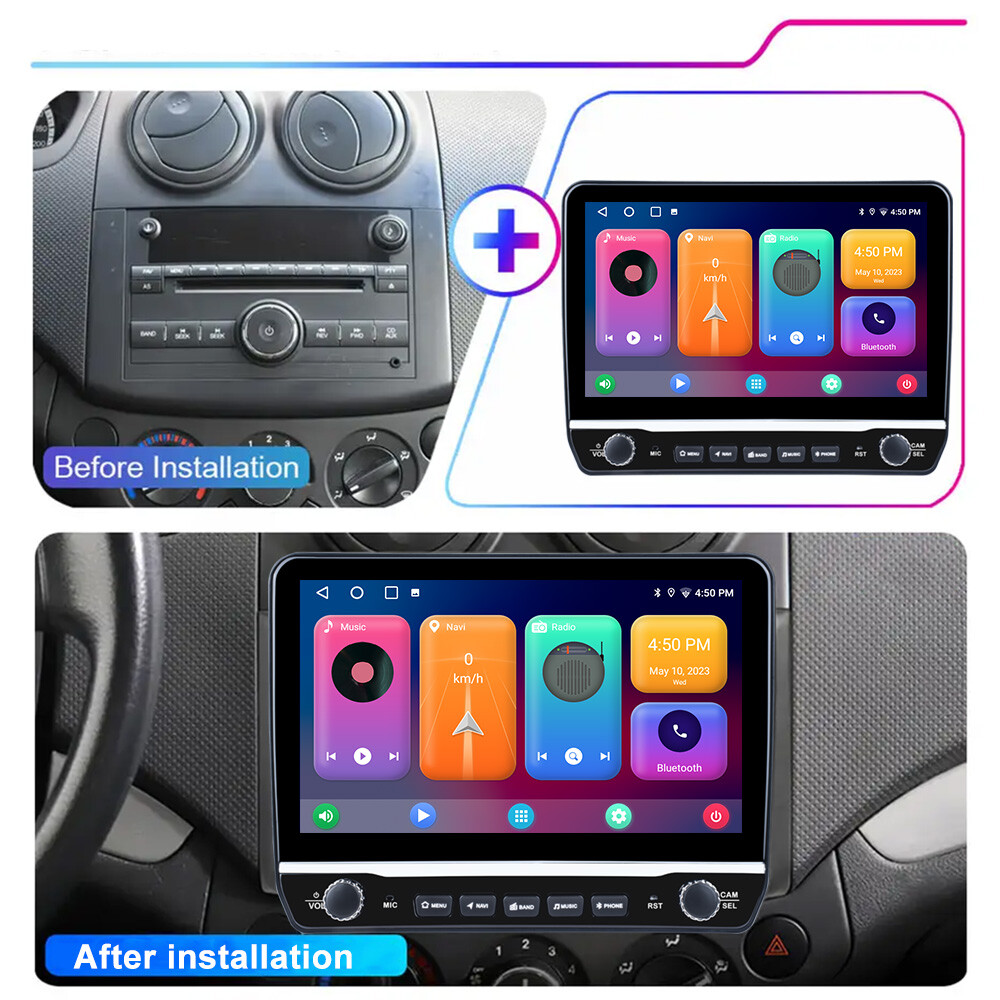 2+64G Android 13 Double 2 Din Car Carplay GPS Nav Radio Stereo Bluetooth WIFI BT