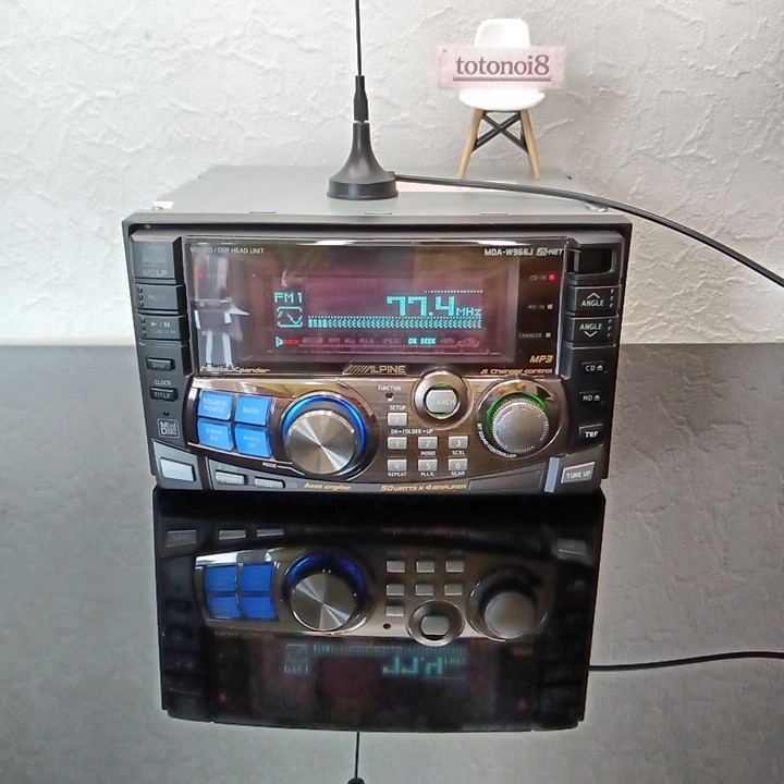 Alpine MDA-W966J 2DIN Car Audio CD MD DSP Ai-NET Bluetooth Tested Ships in 1 Day